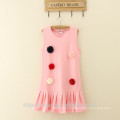 Sommer Baby Kleid schneiden rosa Blumen Mutter Tochter passendes Kleid